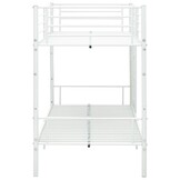 Stapelbed Metaal Wit 90x200 cm - 55% Korting