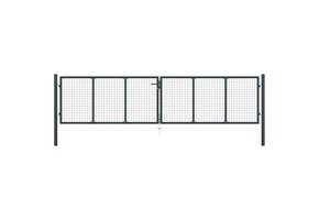 vidaXL Gaaspoort 400x125 cm Grijs - 35% Korting!