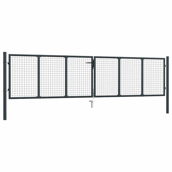 vidaXL Gaaspoort 400x125 cm Grijs - 35% Korting!