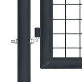 vidaXL Gaaspoort 400x125 cm Grijs - 35% Korting!