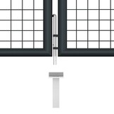 vidaXL Gaaspoort 400x125 cm Grijs - 35% Korting!