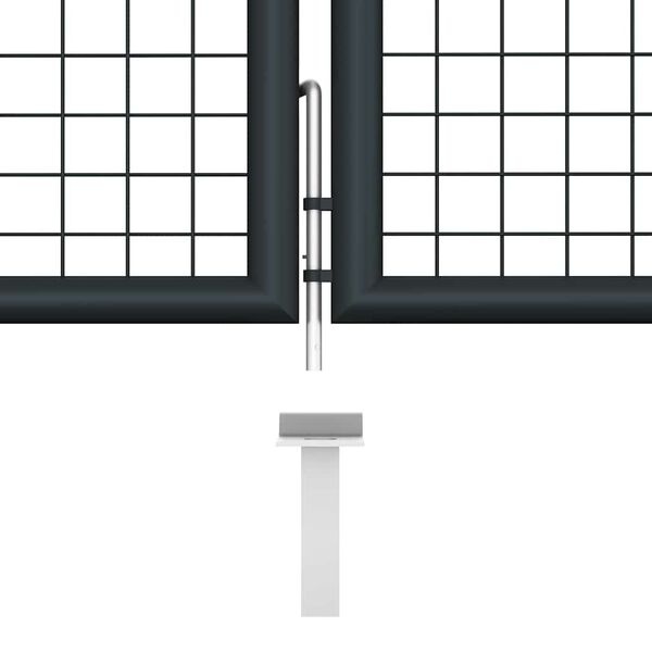 vidaXL Gaaspoort 400x125 cm Grijs - 35% Korting!