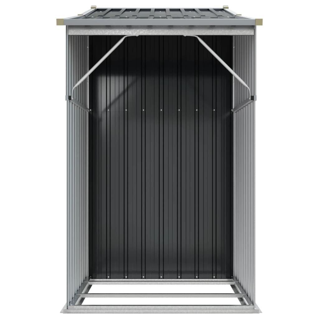vidaXL Tuinschuur 277x93x179 cm Staal Antraciet 60% Korting