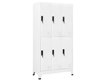 Lockerkast Staal Wit - 90x45x180 cm - 30% Korting