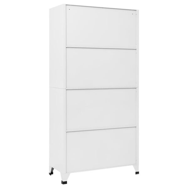 Lockerkast Staal Wit - 90x45x180 cm - 30% Korting