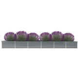 Verhoogde Plantenbak 480x80x45cm Staal Grijs - 54% Korting!