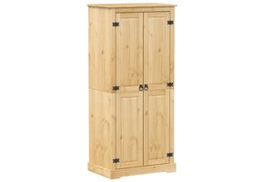 VidaXL Kledingkast Corona Grenenhout - 76x50x170 cm - 35% Korting