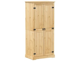 VidaXL Kledingkast Corona Grenenhout - 76x50x170 cm - 35% Korting