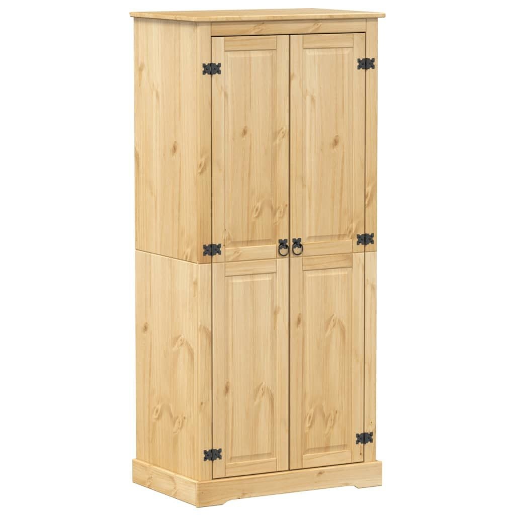 VidaXL Kledingkast Corona Grenenhout - 76x50x170 cm - 35% Korting