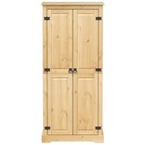 VidaXL Kledingkast Corona Grenenhout - 76x50x170 cm - 35% Korting
