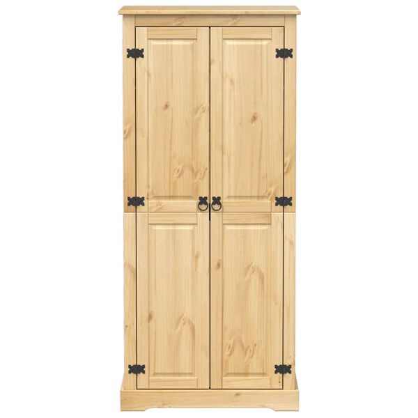 VidaXL Kledingkast Corona Grenenhout - 76x50x170 cm - 35% Korting