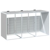 Containerberging voor 3 Bakken Staal Grijs 216x81x115 cm - 35% Korting