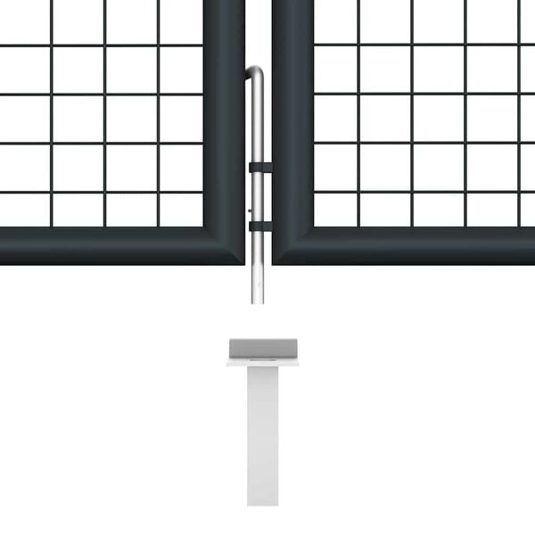 VidaXL Gaaspoort 400x125 cm Grijs met 35% Korting
