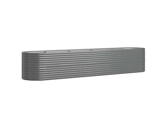 Plantenbak Staal Grijs 368x80x68cm - 59% Korting