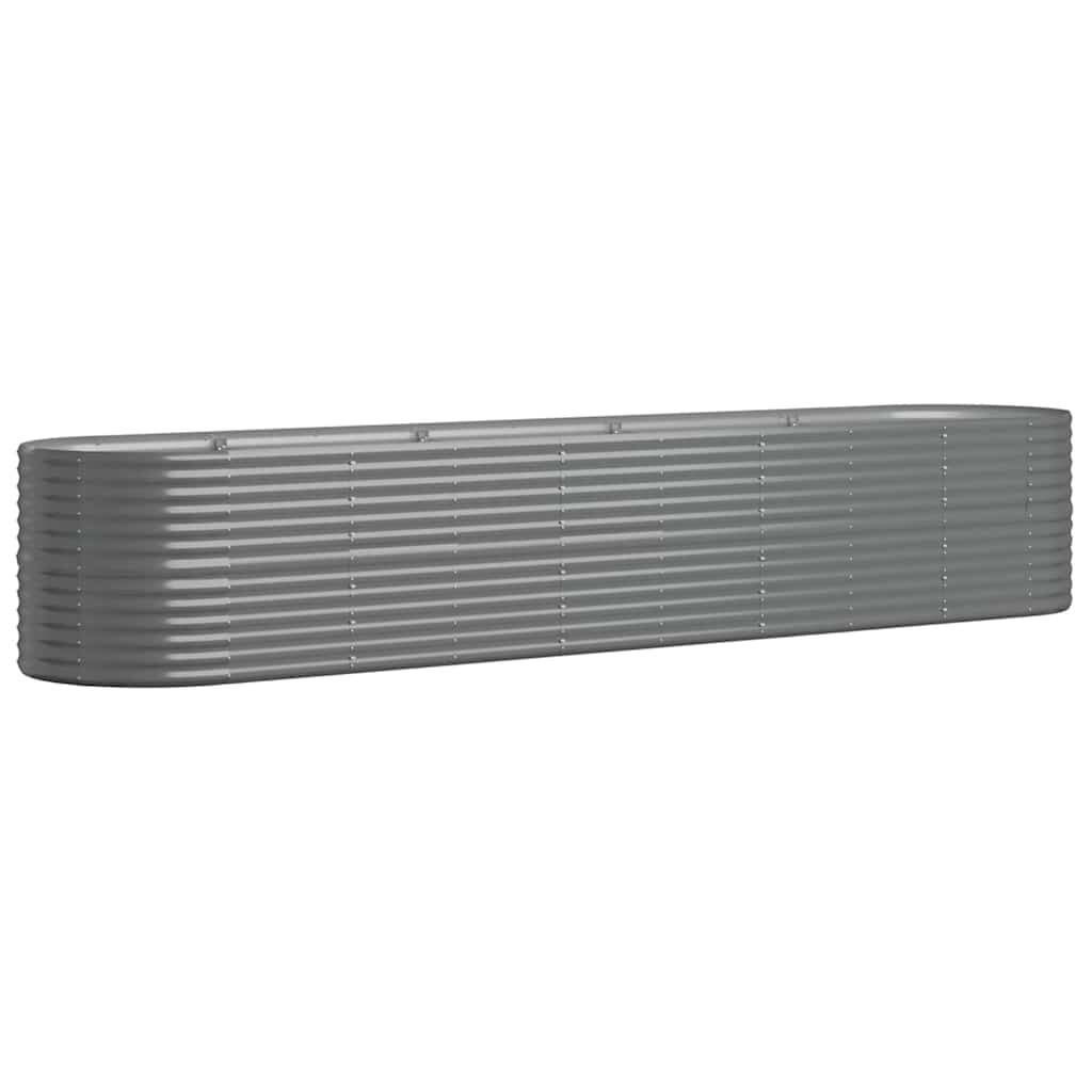 Plantenbak Staal Grijs 368x80x68cm - 59% Korting