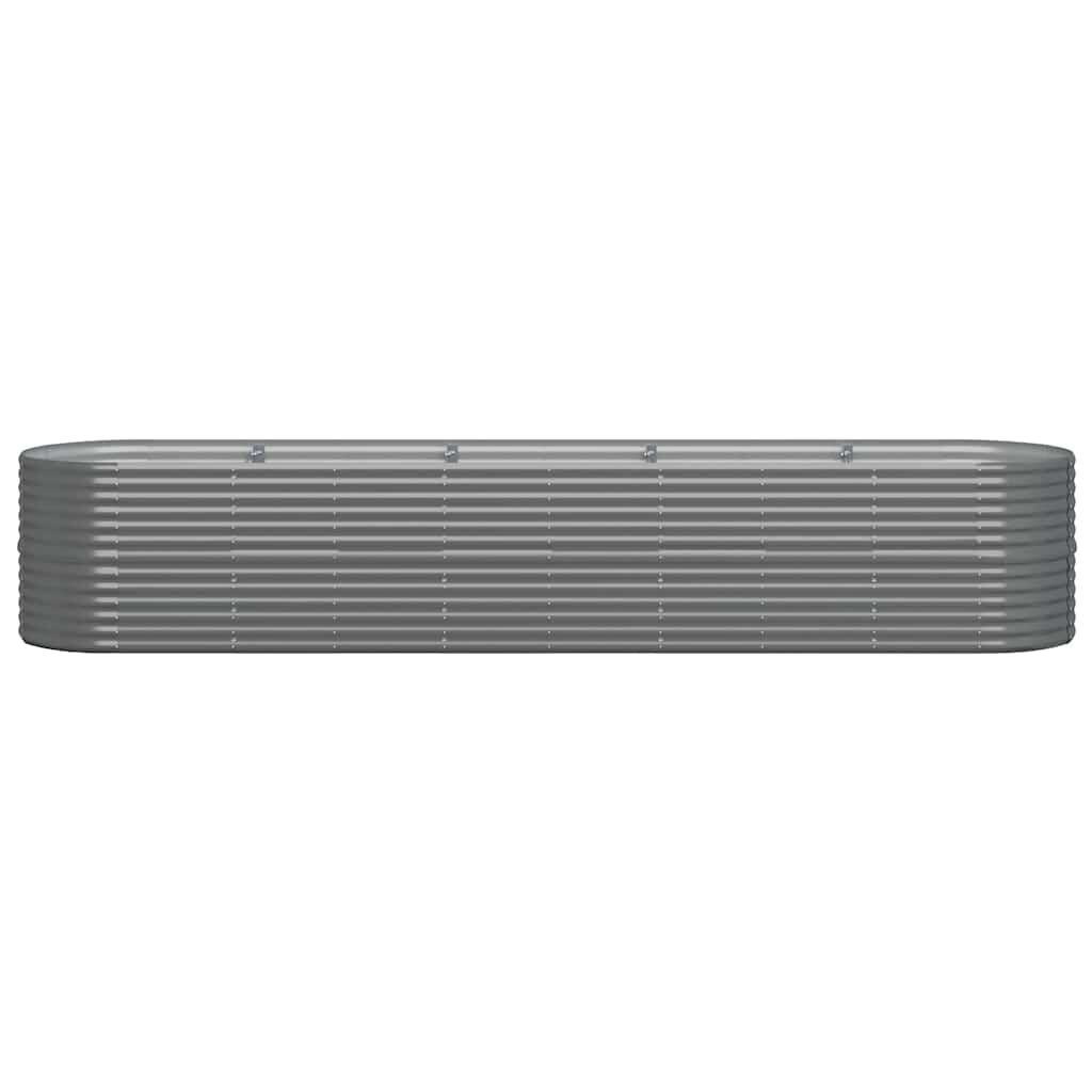 Plantenbak Staal Grijs 368x80x68cm - 59% Korting
