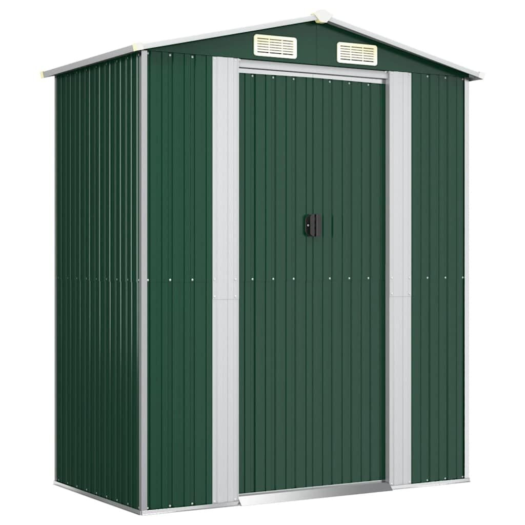 vidaXL Tuinschuur Gegalvaniseerd Staal 192x108x223 cm Groen - 35% Korting