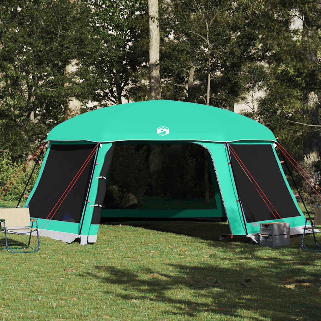 vidaXL Zwembadtent Zeegroen - 618x532 cm (35% korting)