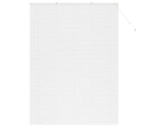 vidaXL Venetiaanse jaloezie Wit 220x160cm Aluminium - 34% Korting
