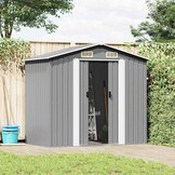 vidaXL Tuinberging Metaal Grijs 204x132x186 cm - 55% Korting