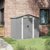 vidaXL Tuinberging Metaal Grijs 204x132x186 cm - 55% Korting