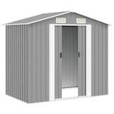 vidaXL Tuinberging Metaal Grijs 204x132x186 cm - 55% Korting