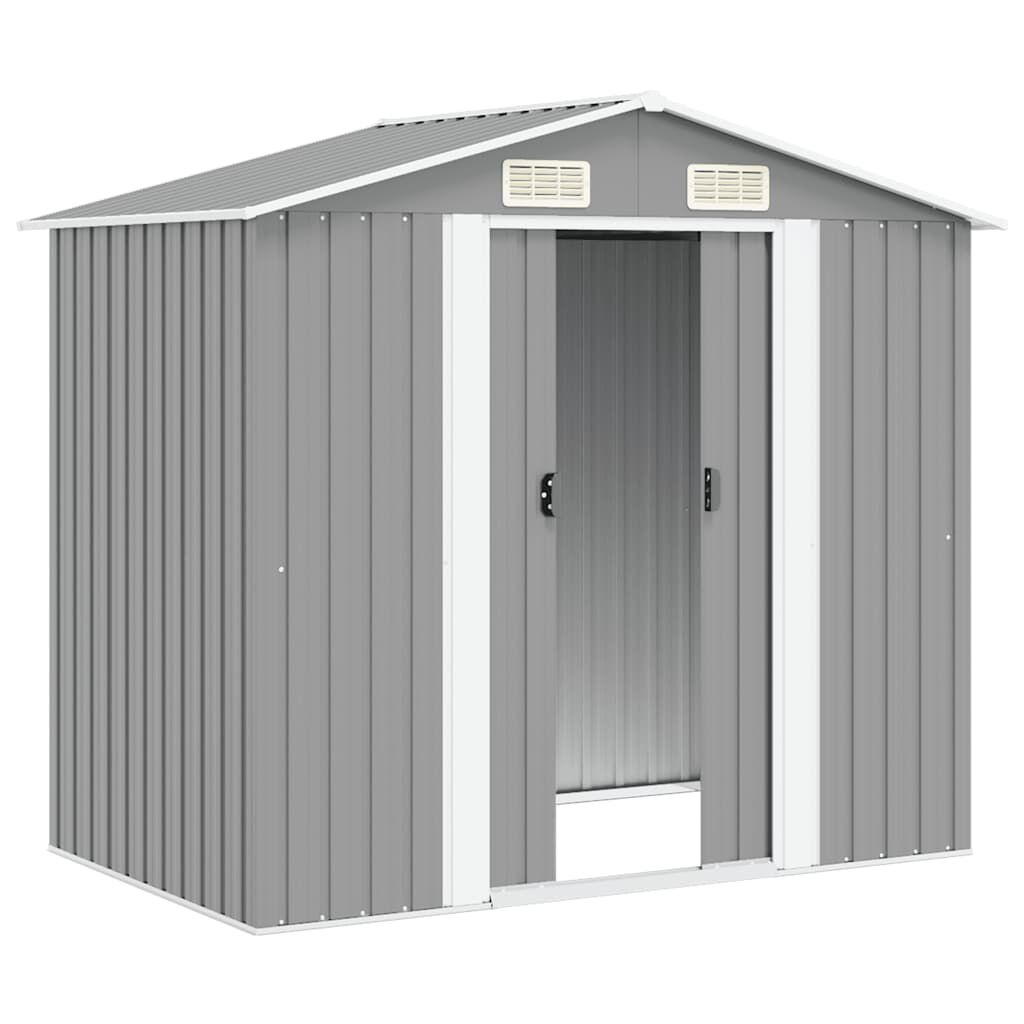 vidaXL Tuinberging Metaal Grijs 204x132x186 cm - 55% Korting