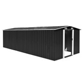 VidaXL Tuinschuur Metaal Antraciet 257x580x181 cm - 60% Korting!