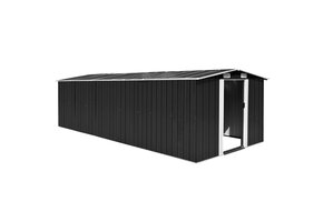 VidaXL Tuinschuur Metaal Antraciet 257x580x181 cm - 60% Korting!