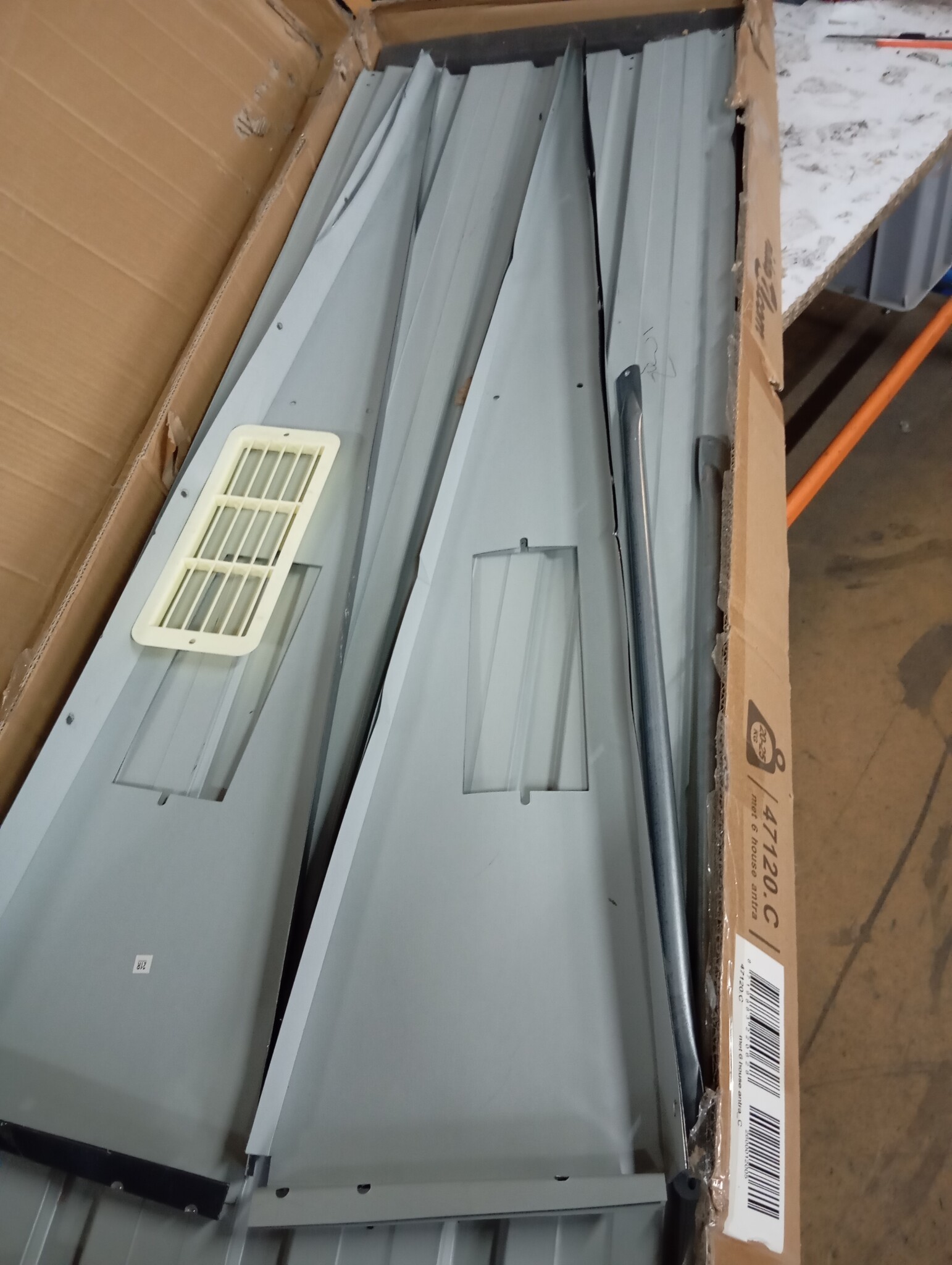 VidaXL Tuinschuur Metaal Antraciet 257x580x181 cm - 60% Korting!