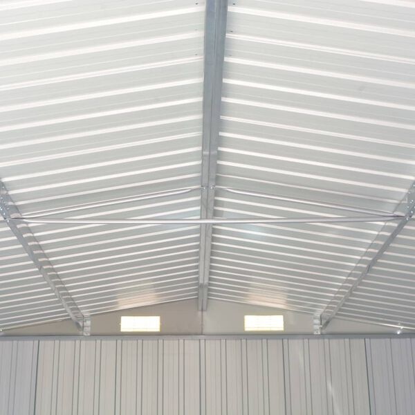 VidaXL Tuinschuur Metaal Antraciet 257x580x181 cm - 60% Korting!