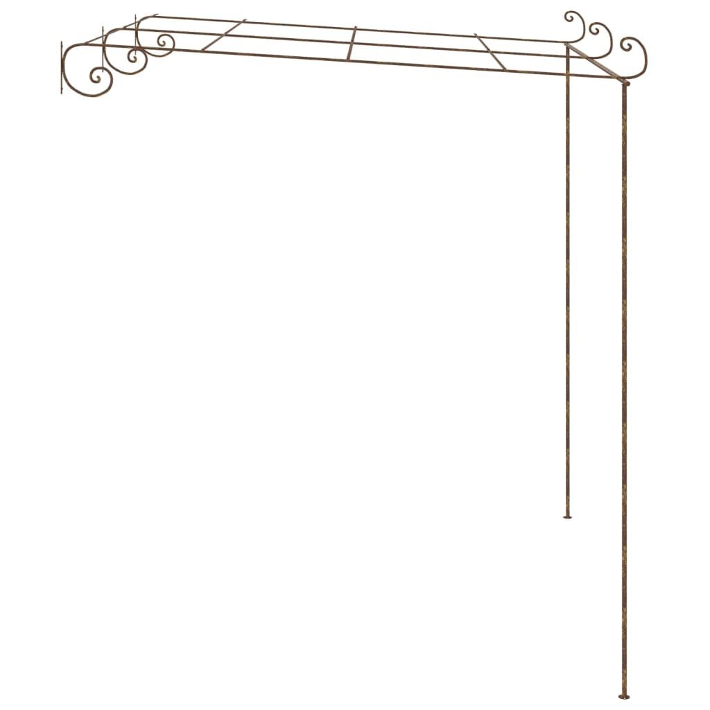 Tuinpergola Antiekbruin 3x3m IJzer - 35% Korting