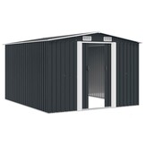 vidaXL Metalen Tuinschuur Antraciet 257x298x178 cm - 35% Korting