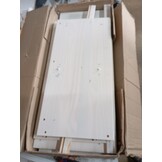 vidaXL BODO Boekenkast 5-laags Massief Grenenhout Wit - 60% Korting