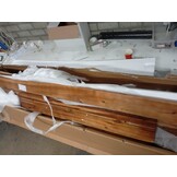 Eettafel 180x90cm Massief Acaciahout met Stalen U-Poten - 55% Korting