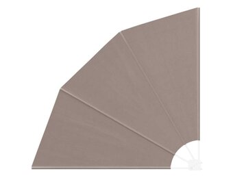 vidaXL Balkon Privacy Scherm Taupe 140 x 140 cm Stof