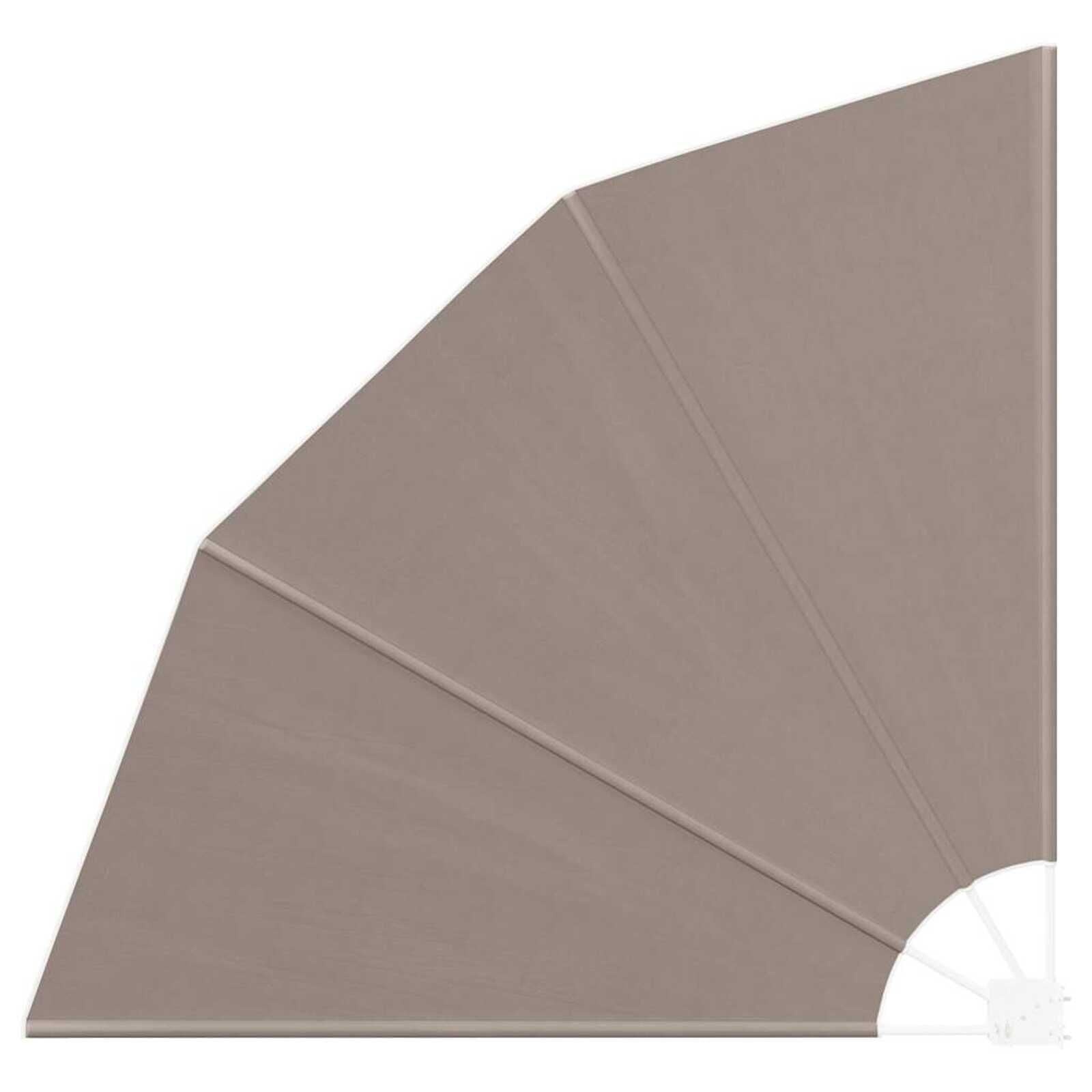 vidaXL Balkon Privacy Scherm Taupe 140 x 140 cm Stof