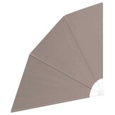 vidaXL Balkon Privacy Scherm Taupe 140 x 140 cm Stof