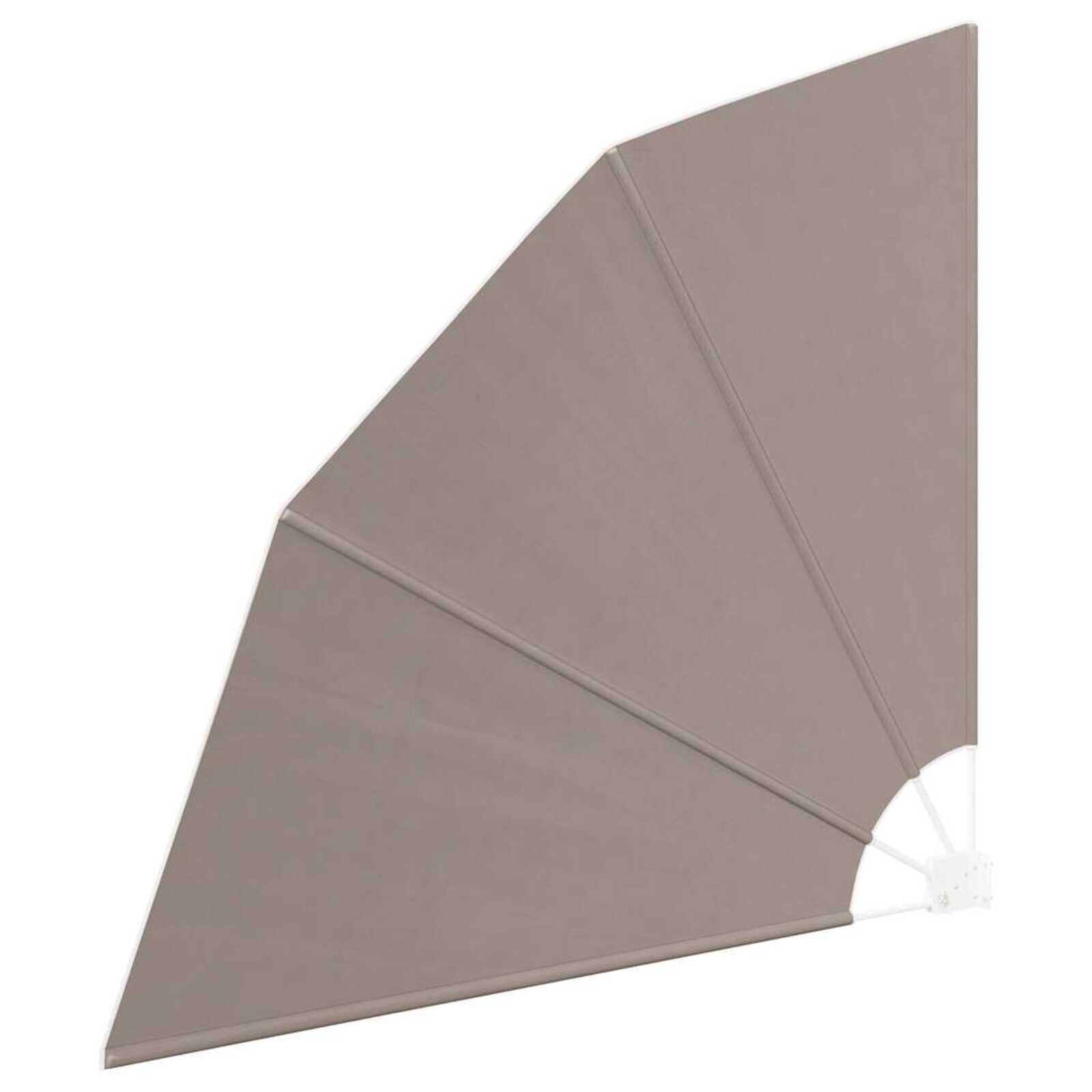 vidaXL Balkon Privacy Scherm Taupe 140 x 140 cm Stof