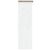 vidaXL Kledingkast BODO Grenenhout Wit/Bruin - 146x53,5x173 cm - 55% Korting