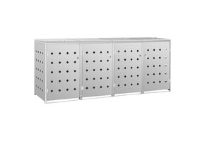 Containerberging 4x 240L RVS - 35% Korting