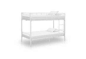vidaXL Stapelbed Metaal Wit 90x200 cm - 35% Korting