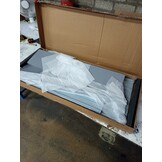 vidaXL Tuinschuur met verlengd dak 277x110,5x181 cm staal lichtgrijs