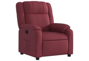 Verstelbare Fauteuil Wijnrood - 52% Korting