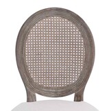 vidaXL Eetkamerstoelen 2 st stof crèmekleurig