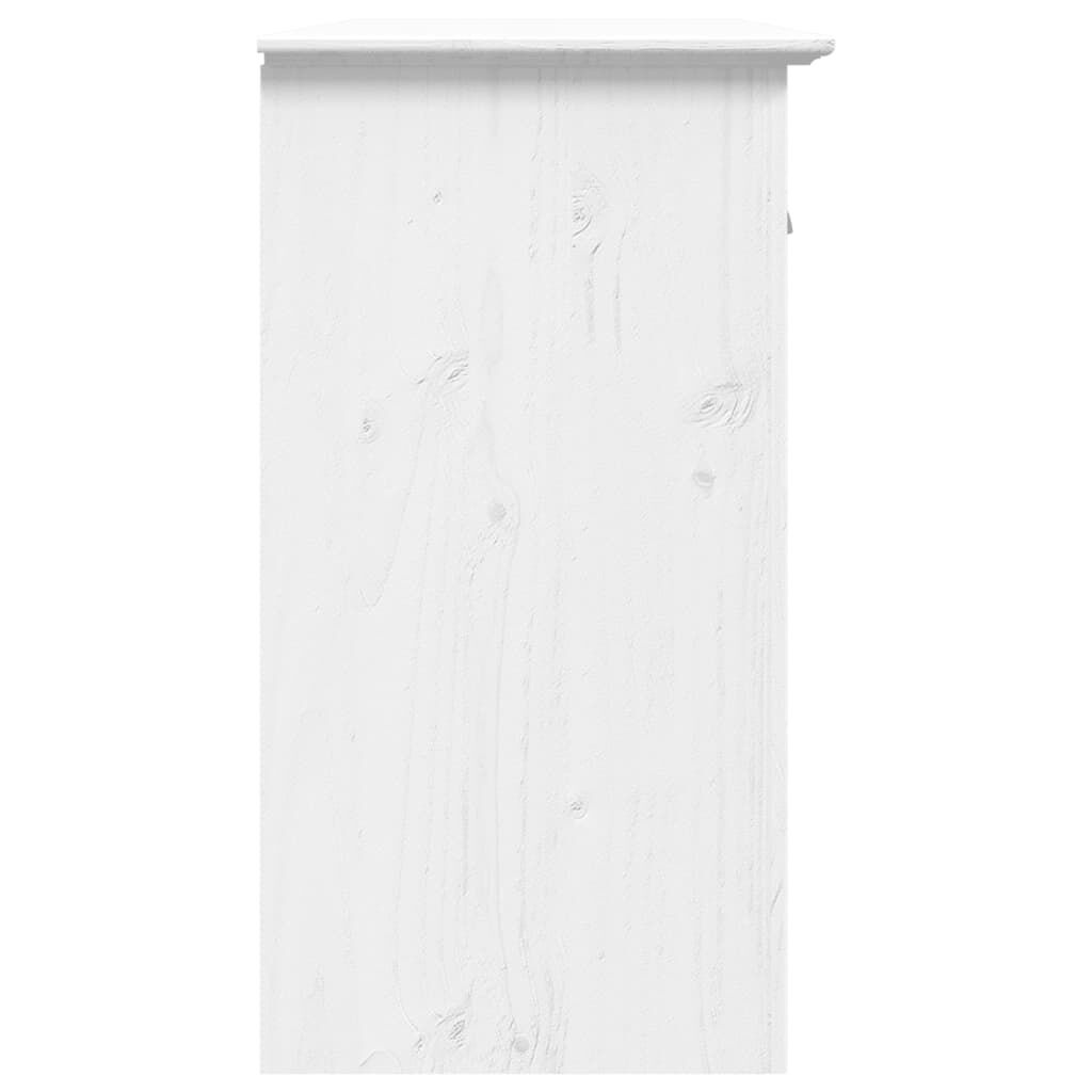 vidaXL Dressoir BODO 115,5x44x80 cm massief grenenhout wit