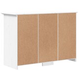 vidaXL Dressoir BODO 115,5x44x80 cm massief grenenhout wit