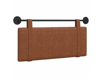 vidaXL Hangend hoofdbord Bruin Antiek PU