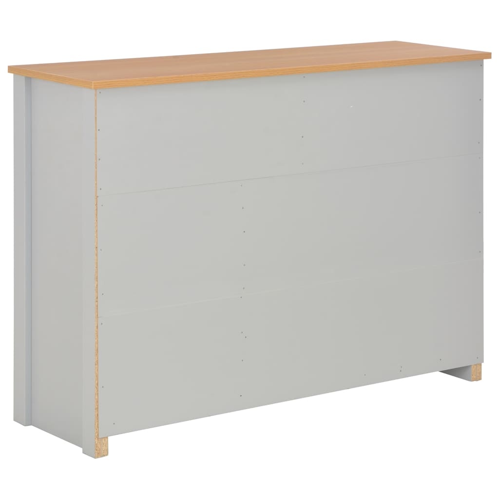 vidaXL Dressoir 112x35x81 cm grijs