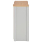 vidaXL Dressoir 112x35x81 cm grijs